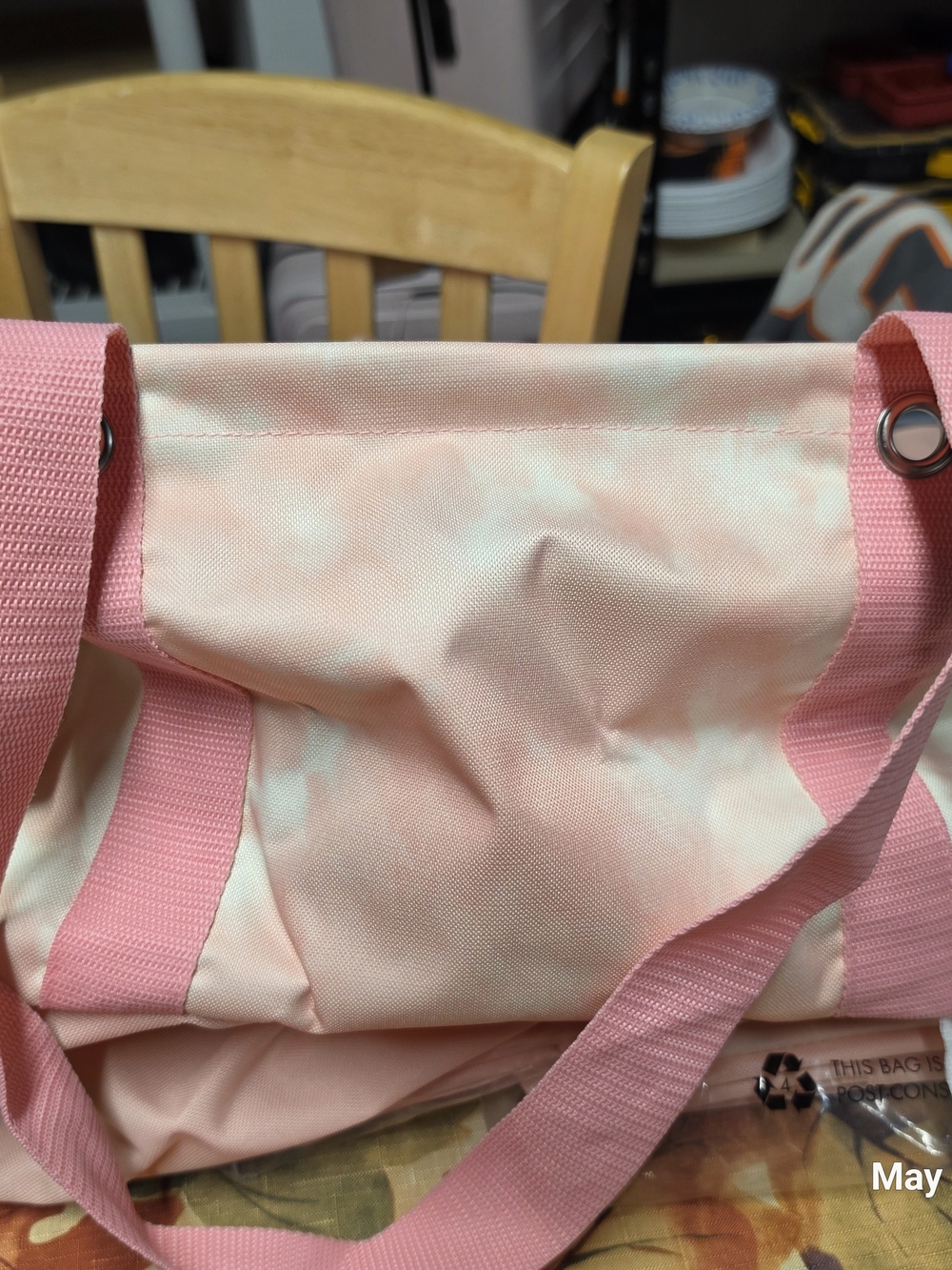 Thirty-one Pink Tie-Dye Medium Utility Tote (Stained)